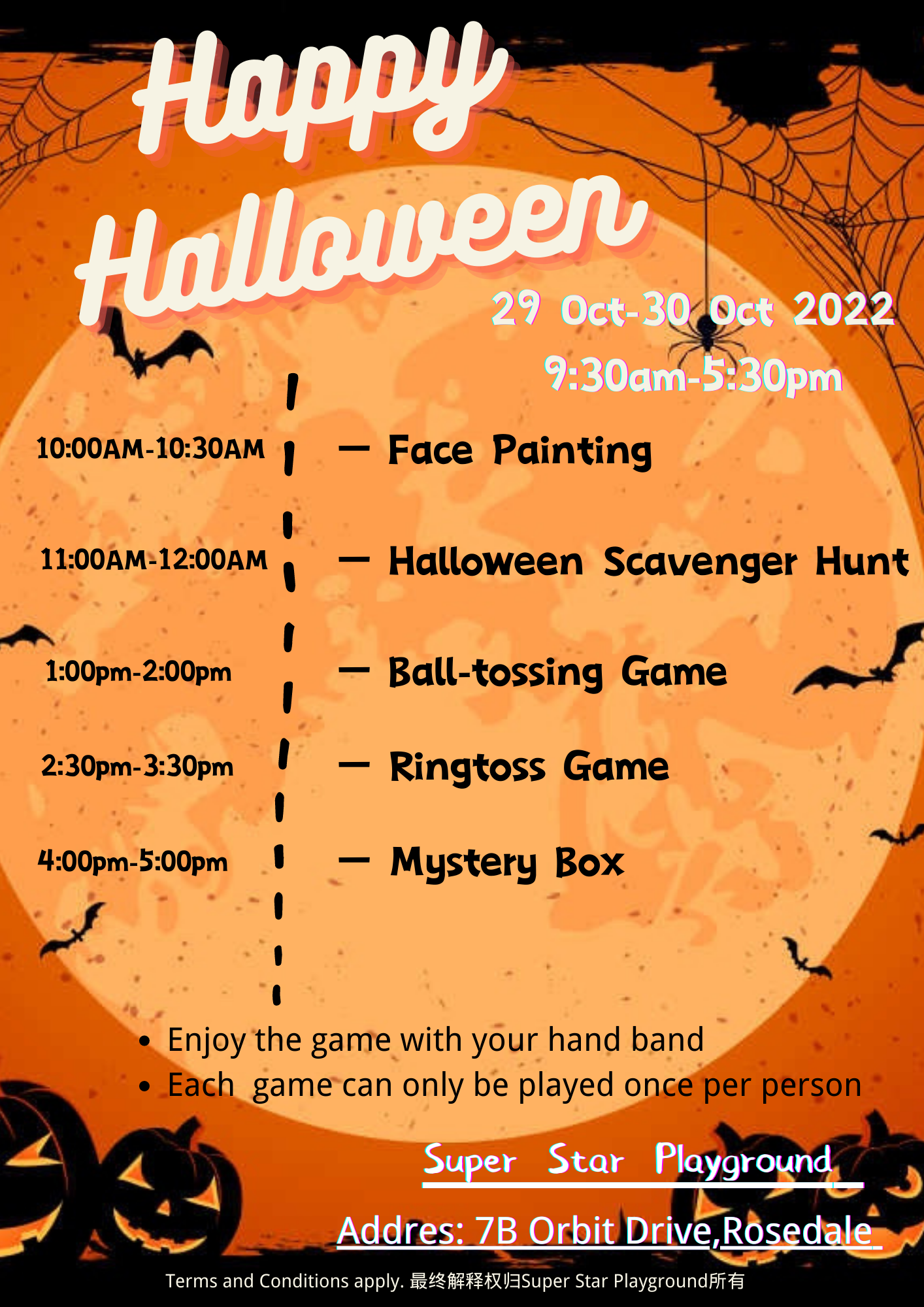 halloween events and games